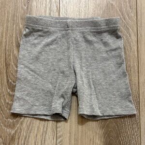 Little Bipsy Heather Gray ribbed shorts